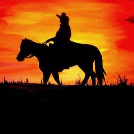 Sunset Cowboy