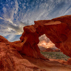 Sunset In The Valley of Fire