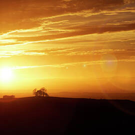 Sunset Over The Chilterns by Simonbradfield