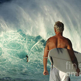 Surfer Boy Meets Jaws by Bob Christopher