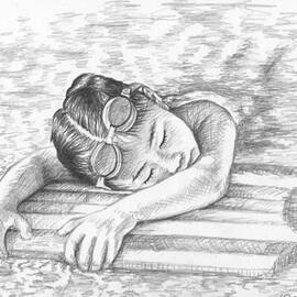 Swimming Girl by Nicole Zeug
