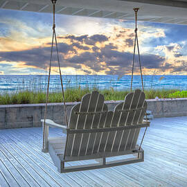 Swing at the Beach by Debra and Dave Vanderlaan