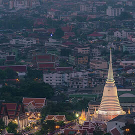 Temple In Bangkok by Weerakarn Satitniramai