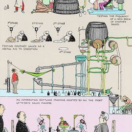 Testing Sauce By W. Heath Robinson by Science Photo Library