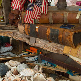 Warrenton Texas Antique Days Books and Flags