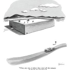 That, My Son, Is Where They Store All The Minutes by Eldon Dedini