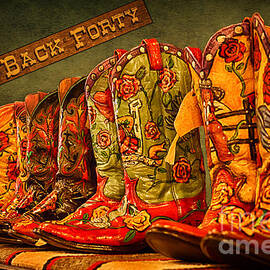 The Back Forty Boots Are Made For Dancin' by Priscilla Burgers