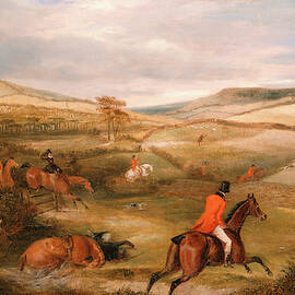 The Berkeley Hunt, 1842 The Chase Signed And Dated by Litz Collection
