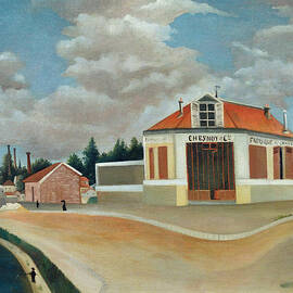 The Chair Factory at Alfortville by Henri Rousseau