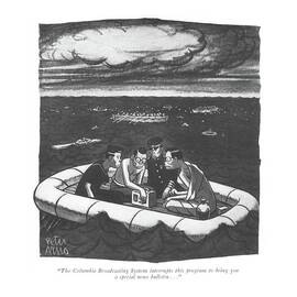 The Columbia Broadcasting System Interrupts This by Peter Arno