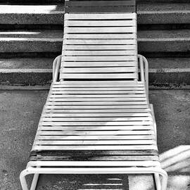 THE EMPTY CHAISE Palm Springs CA by William Dey