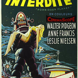 The Forbidden Planet Vintage Movie Poster by Bob Christopher