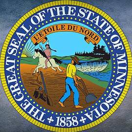The Great Seal of the State of Minnesota by Movie Poster Prints
