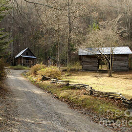 The Grist Mill at Foxfire Museum by Debra Johnson