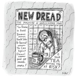 The Image Is The Front Cover Of New Dread: by Roz Chast