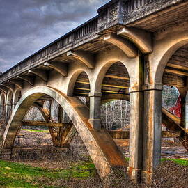 Millmore Mill Bridge Architecture Shoulderbone Creek Hancock County Art by Reid Callaway