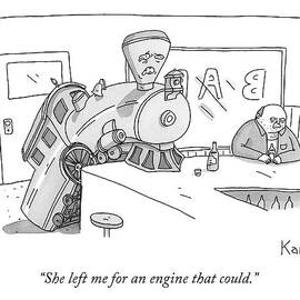 The Little Engine Caboose Sits Crying At A Bar by Zachary Kanin