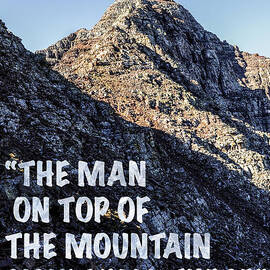 THE MAN ON TOP OF THE MOUNTAIN DIDN'T FALL THERE by Aaron Spong