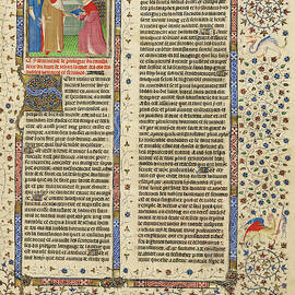 The Presentation Of The Book To A King Unknown Paris by Litz Collection
