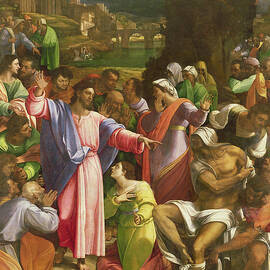 The Raising Of Lazarus, C.1517-19 Oil On Canvas Transferred From Wood by Sebastiano del Piombo