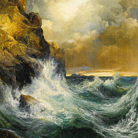 The Receding Wave by Thomas Moran