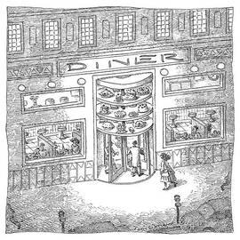 The Revolving Door Into A Diner Has A Revolving by John O'Brien