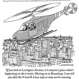 The Subway Traffic Copter Report Features by Joe Dator