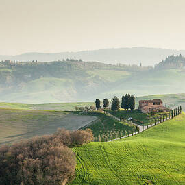 The Val Dorcia South Of Siena, Tuscany by Julian Elliott Photography