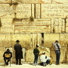 The Western Wall  Jerusalem by Graham Braddock