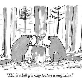 This Is A Hell Of A Way To Start A Magazine by Michael Crawford
