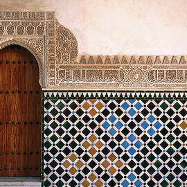 Tilework In Patio De Los Arrayanes In by John Elk