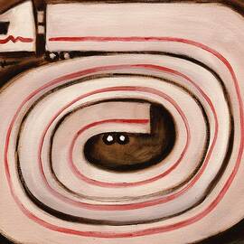 Semi Snake Art Print by Tommervik