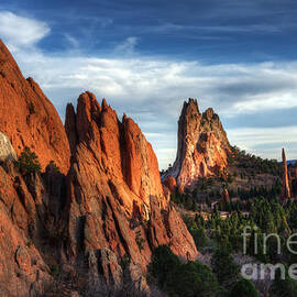 Tranquility In The Garden Of The Gods by Bob Christopher