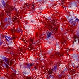Transitions with White Red and Violet by Dean Triolo