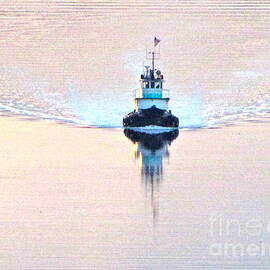 Tugboat at dawn