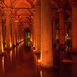 Turkey, Istanbul The Basilica Cistern by Emily Wilson