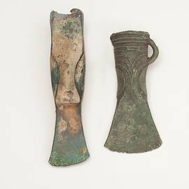 Two Bronze Age Axes Showing Development by Science Photo Library