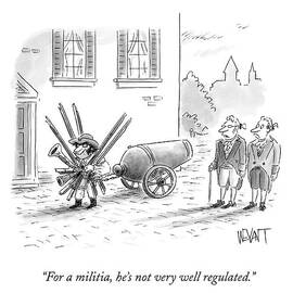 Two Colonials Describe A Man Armed With Dozens by Christopher Weyant