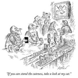 Two Dirty Dudes Are Sitting At A Bar by Edward Koren