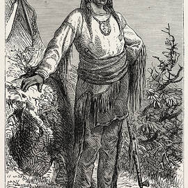 Ute Indian Chief by English School