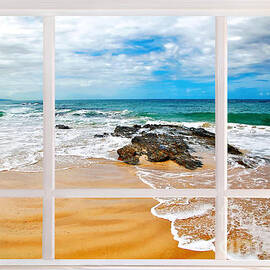View from my Beach House Window by Kaye Menner
