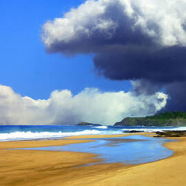 View of Secret Beach Kauai by Dominic Piperata