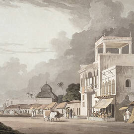 View On The Chitpore Road, Calcutta by Thomas Daniell
