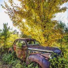 Vintage Car by Debra and Dave Vanderlaan