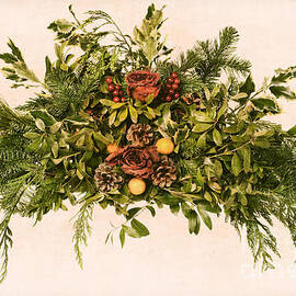 Vintage Floral Arrangement by Olivier Le Queinec
