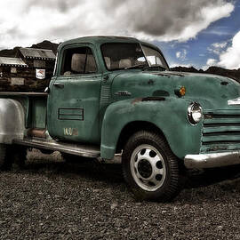 Vintage Green Chevrolet Truck by Gianfranco Weiss