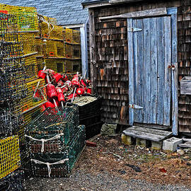 Vintage Lobster Shack by Mike Martin