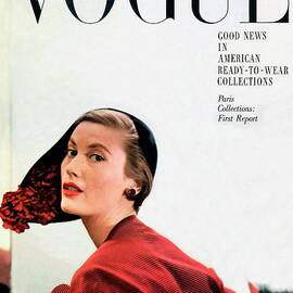 Vogue Cover Of Mary Jane Russell by Frances Mclaughlin-Gill