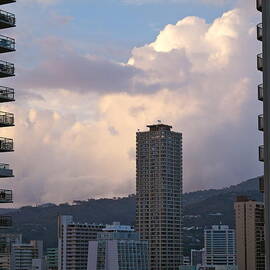Waikiki Skyline at Sunset