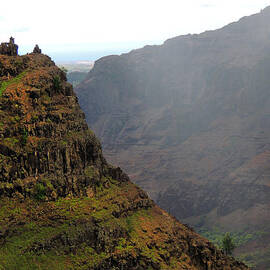 Waimea Canyon Walls in Kauai by Frank Wilson